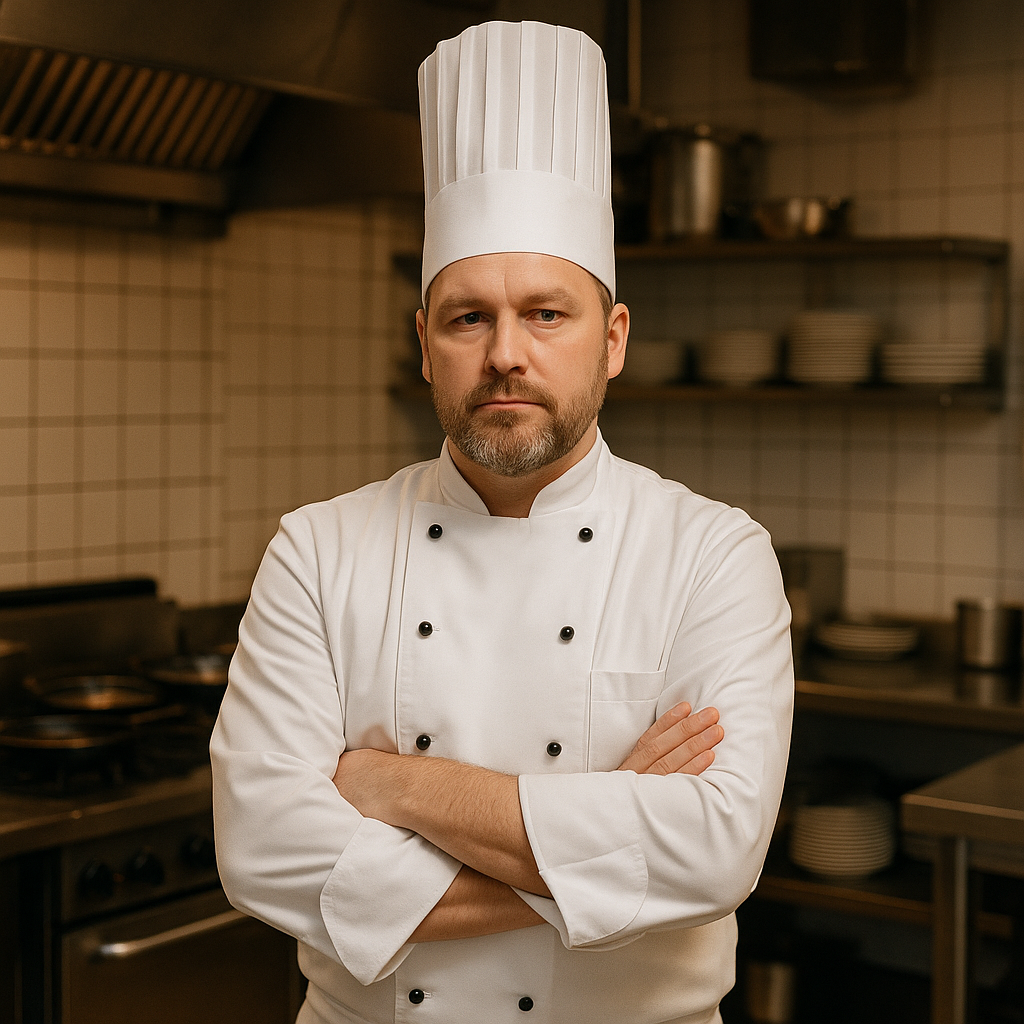 Küchenchef in deutscher Hotelküche – Fachkräftevermittlung Gastronomie in der Region Nürnberg